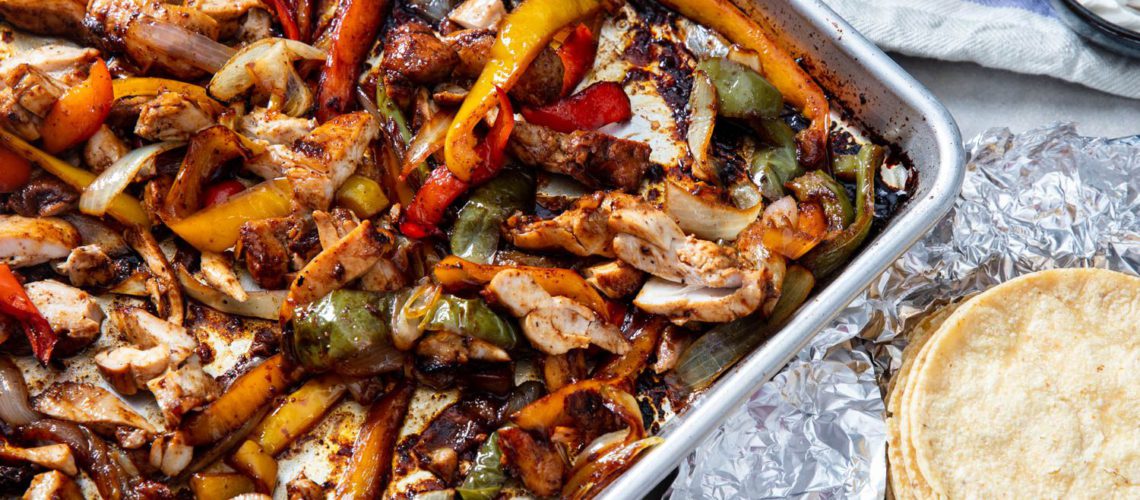 Sheet Pan Chicken Fajitas